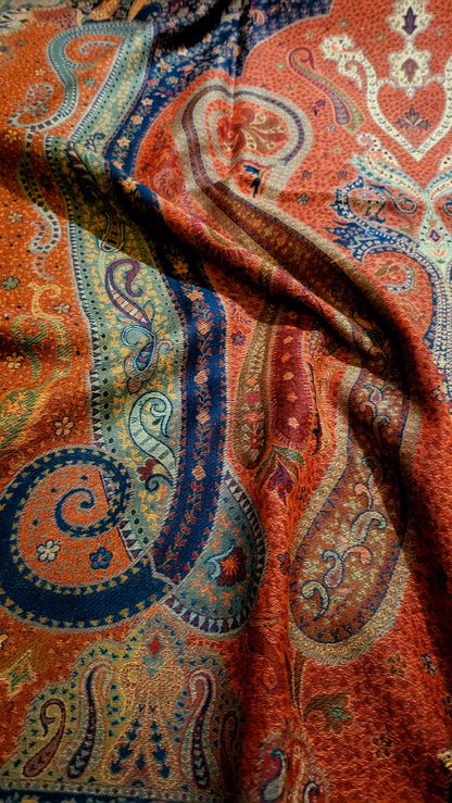 Blue affair : kanni shawl