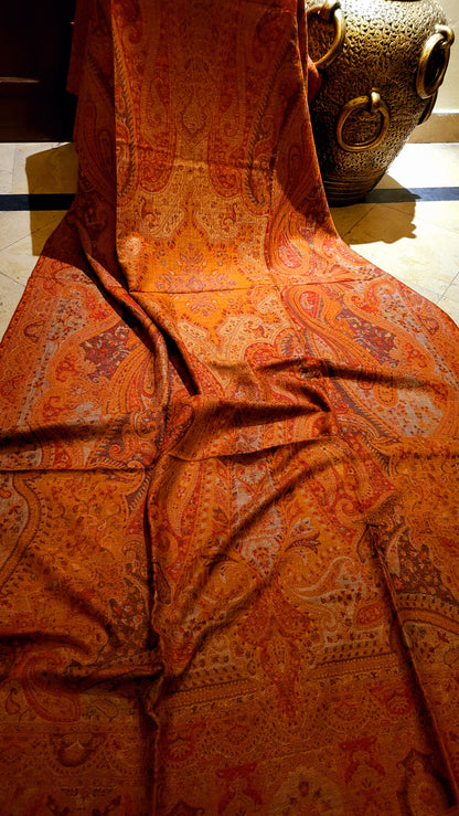 Persian Reversible kanni : pure pashmina