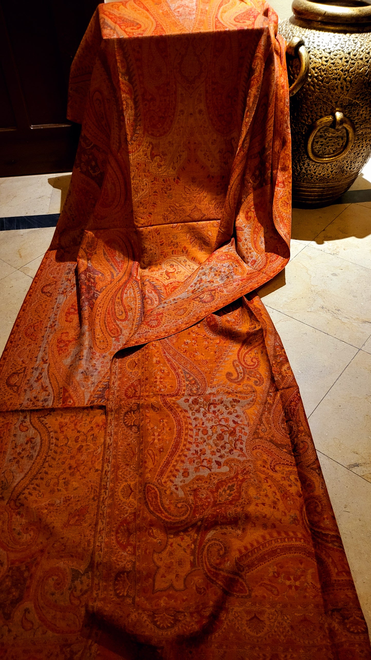 Persian Reversible kanni : pure pashmina