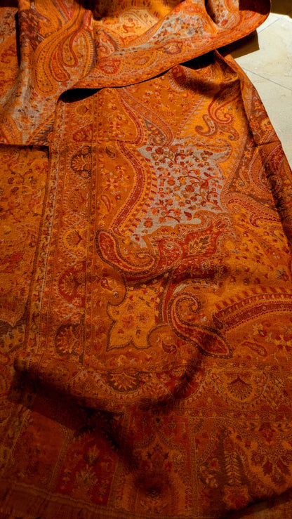 Persian Reversible kanni : pure pashmina
