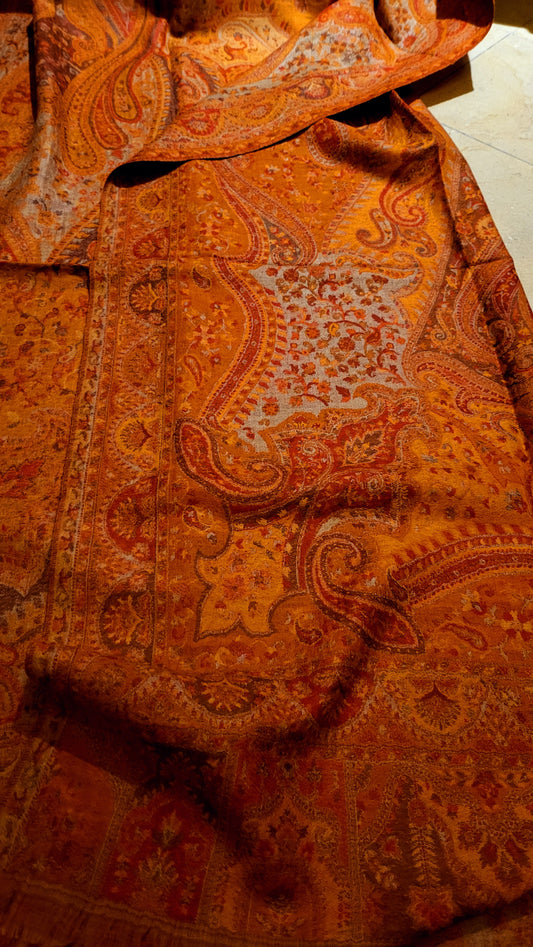 Persian Reversible kanni : pure pashmina