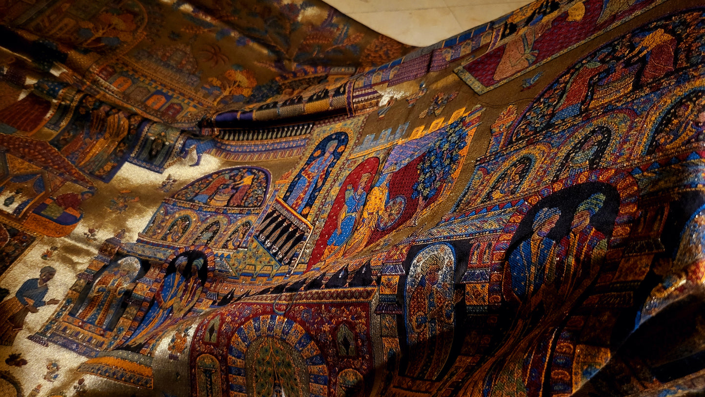 Darbari kanni : silky moonlight pashmina