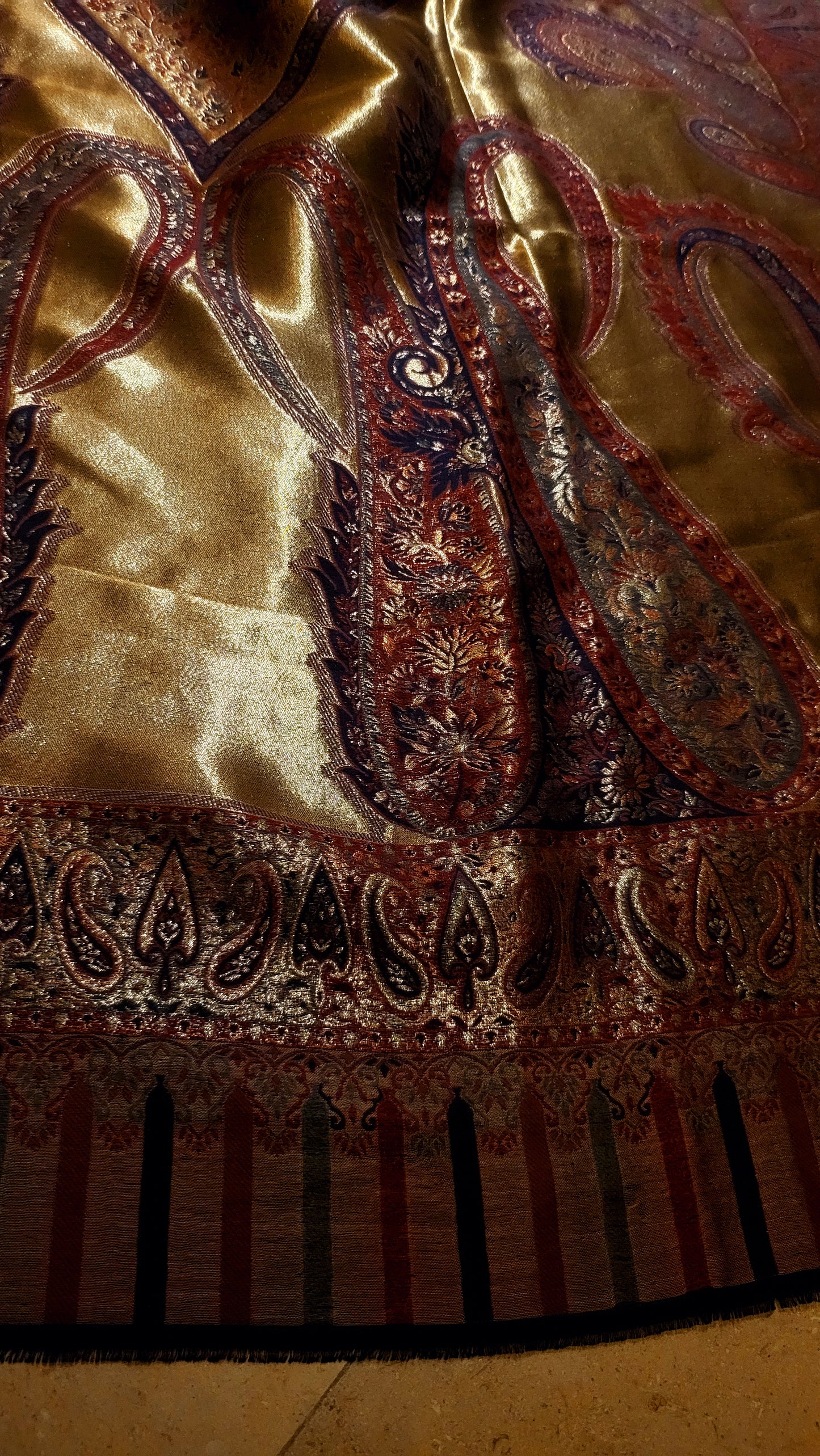 Reversible kanni : Moonlight pashmina