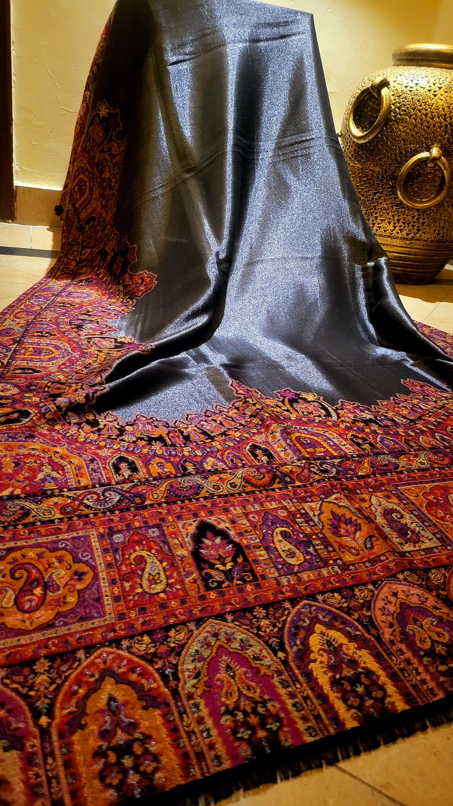 Reversible Moonlight : kanni shawl