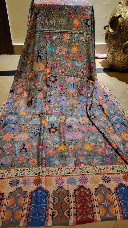 Reelkar embroidered pashmina