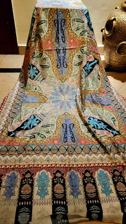 Reelkaar shawl : kalamkari pashmina