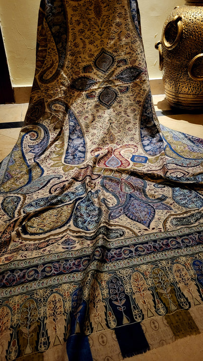 Reelkaar kalamkar : shawl
