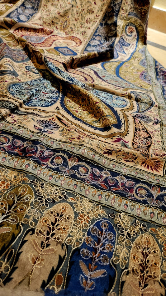 Reelkaar kalamkar : shawl