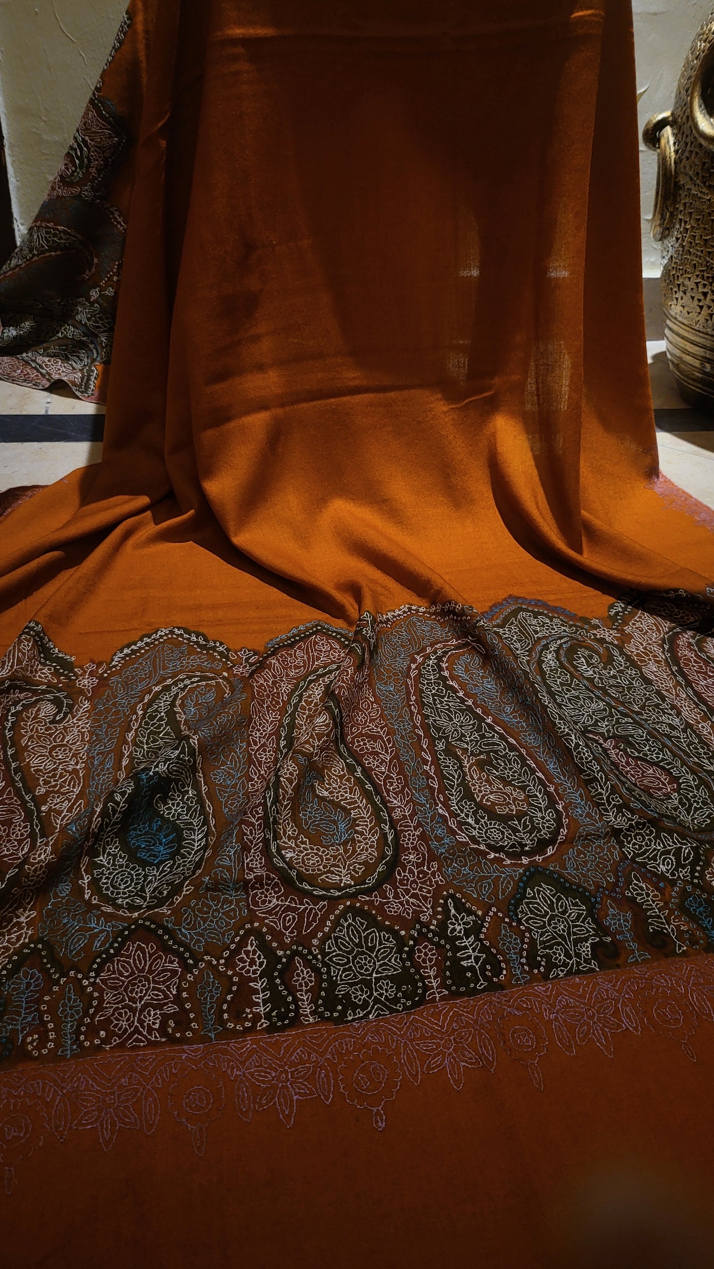 Luxury kalamkari : Toosh shawl