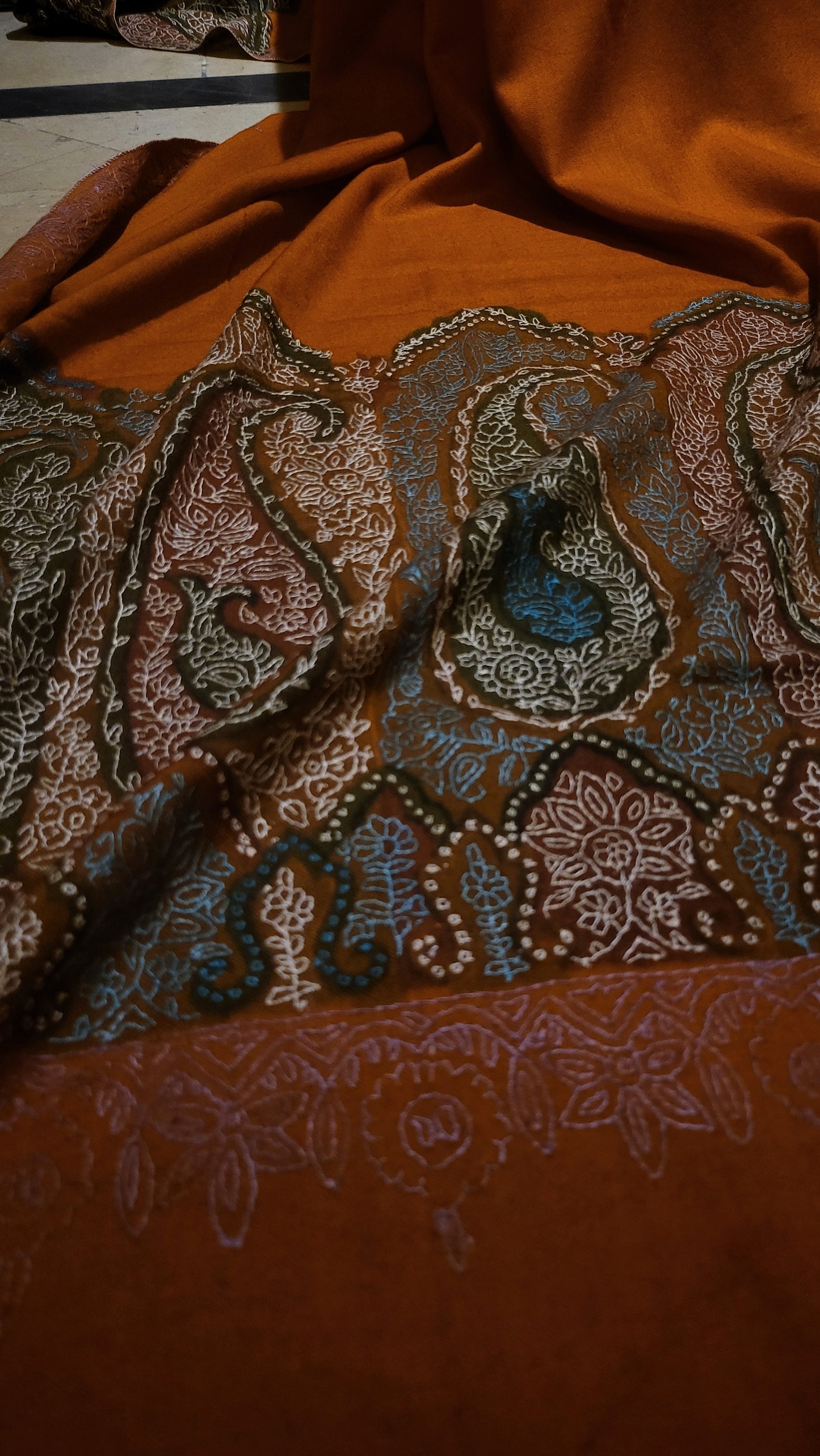 Luxury kalamkari : Toosh shawl