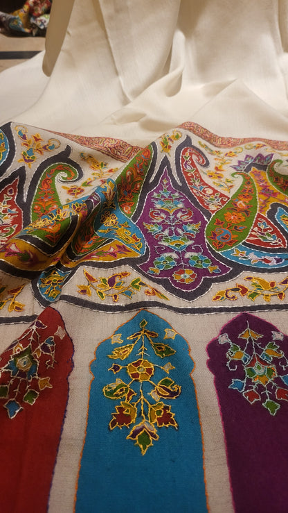 Luxury kalamkari : Toosh shawl