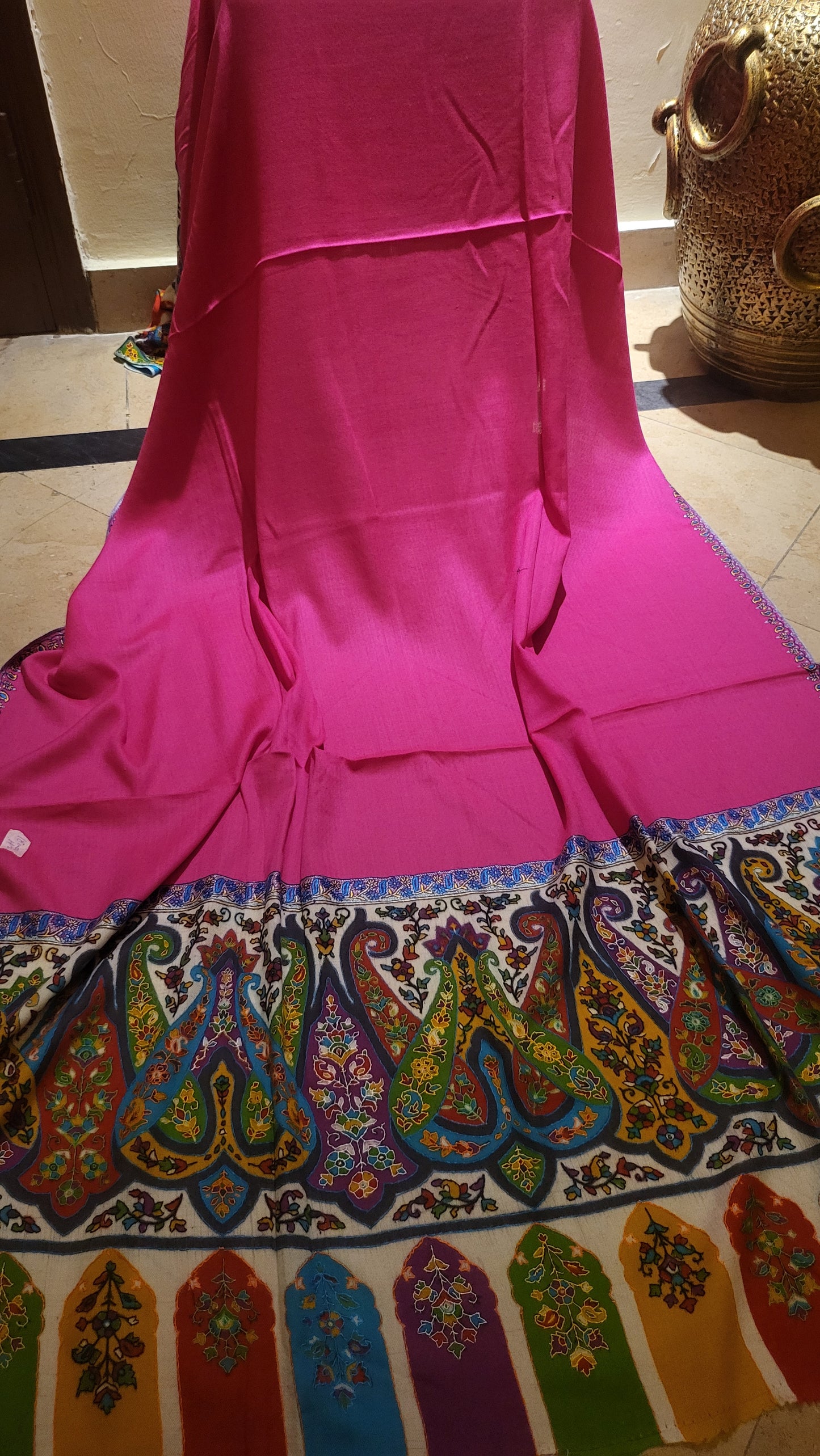 Luxury kalamkari : Toosh shawl