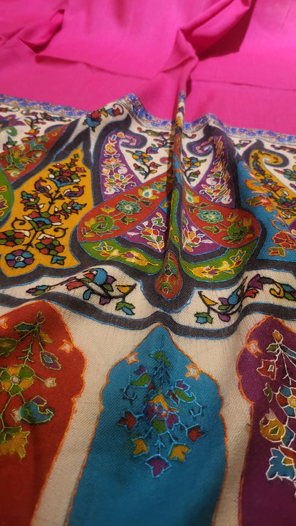 Luxury kalamkari : Toosh shawl