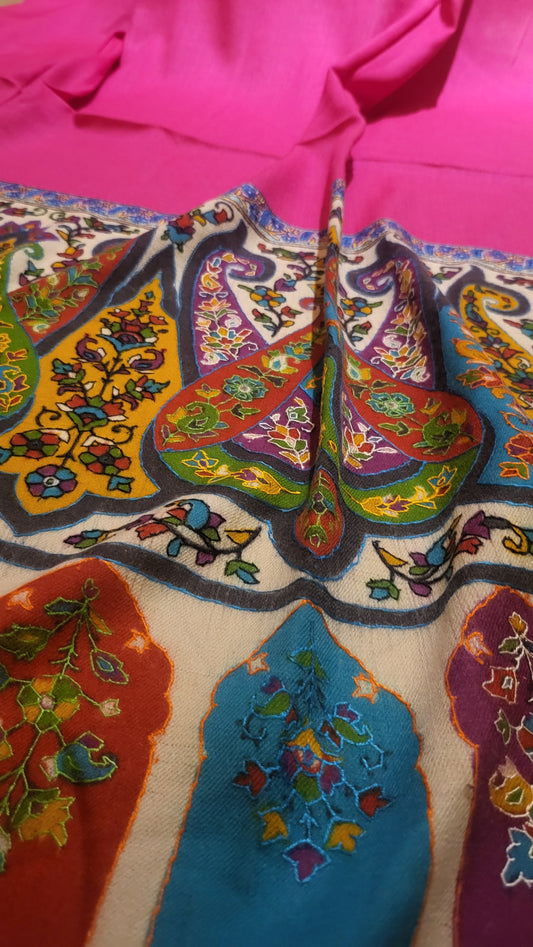 Luxury kalamkari : Toosh shawl