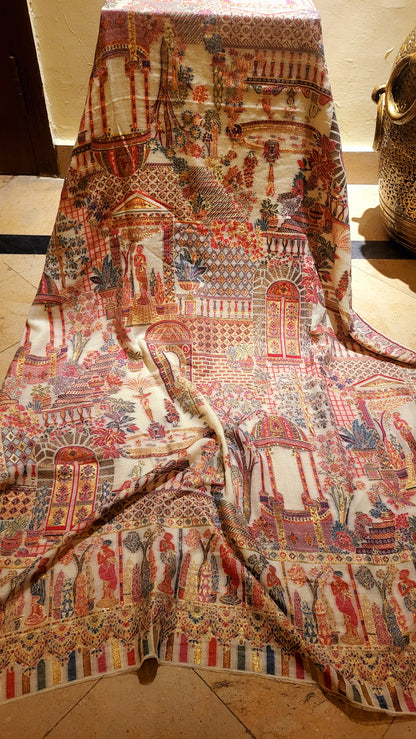 Darbari kaani : zari woven