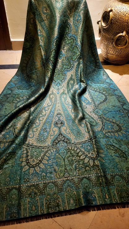 Emerald : Gandhara kanni shawl