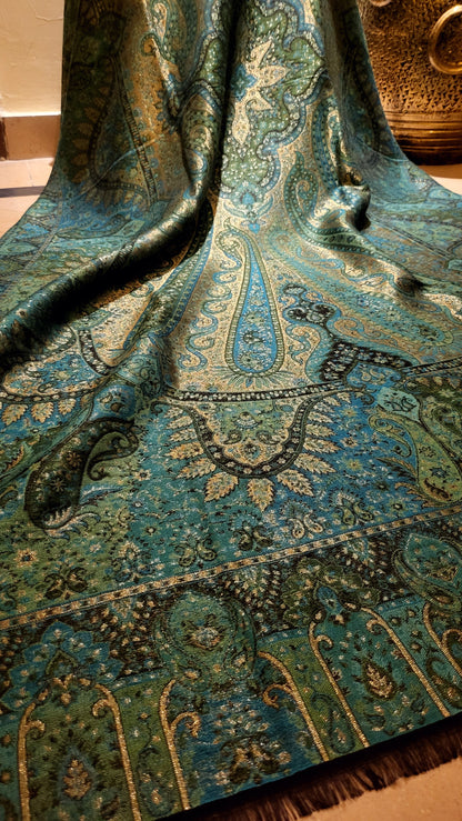 Emerald : Gandhara kanni shawl