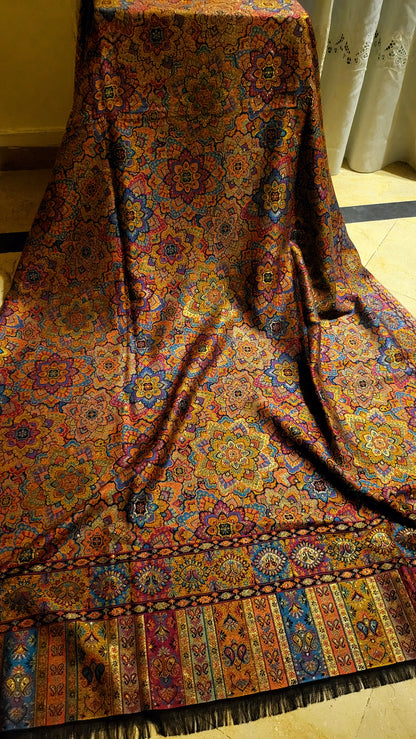 Double beam : Moonlight kanni shawl