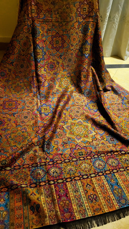 Double beam : Moonlight kanni shawl