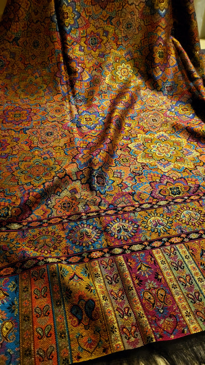 Double beam : Moonlight kanni shawl
