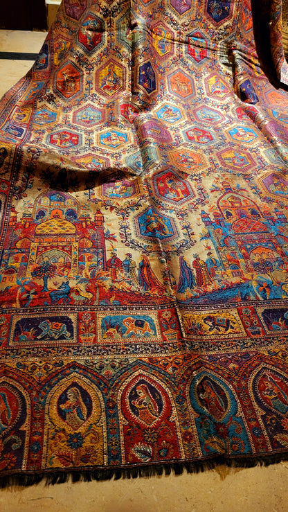 Noor mehal : Moonlight kanni shawl