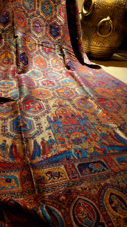 Noor mehal : Moonlight kanni shawl