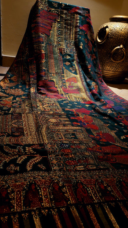 Darbari zarri kanni : shawl
