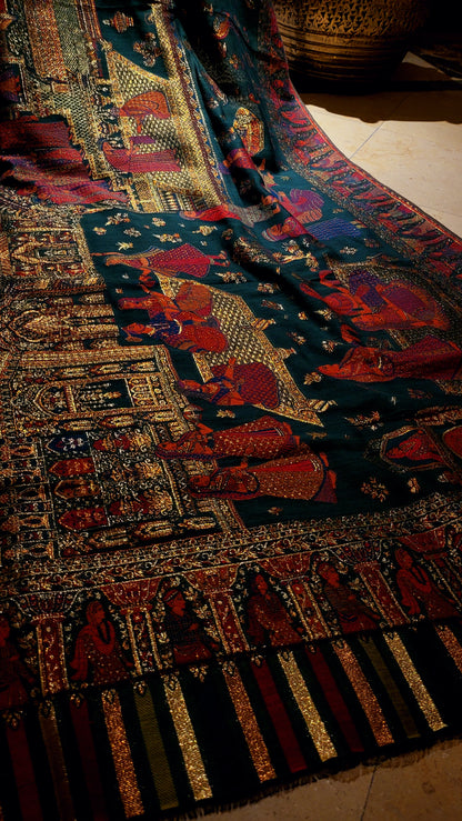 Darbari zarri kanni : shawl