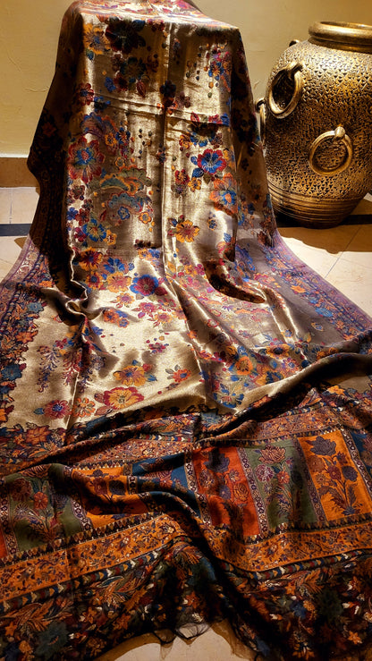 Silky moonlight : kanni shawl