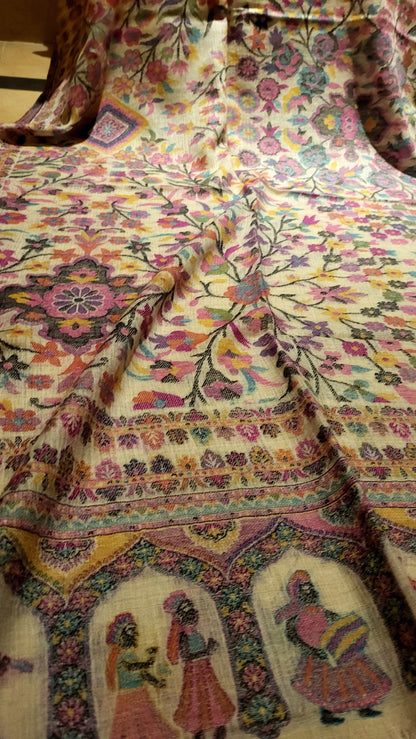 Garden of dream : persian kanni shawl