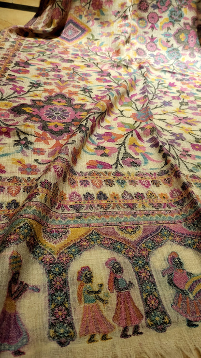 Garden of dream : persian kanni shawl