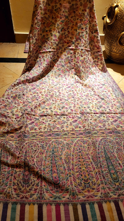 Pinky beige : persian kanni shawl
