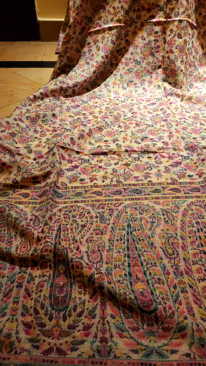 Pinky beige : persian kanni shawl