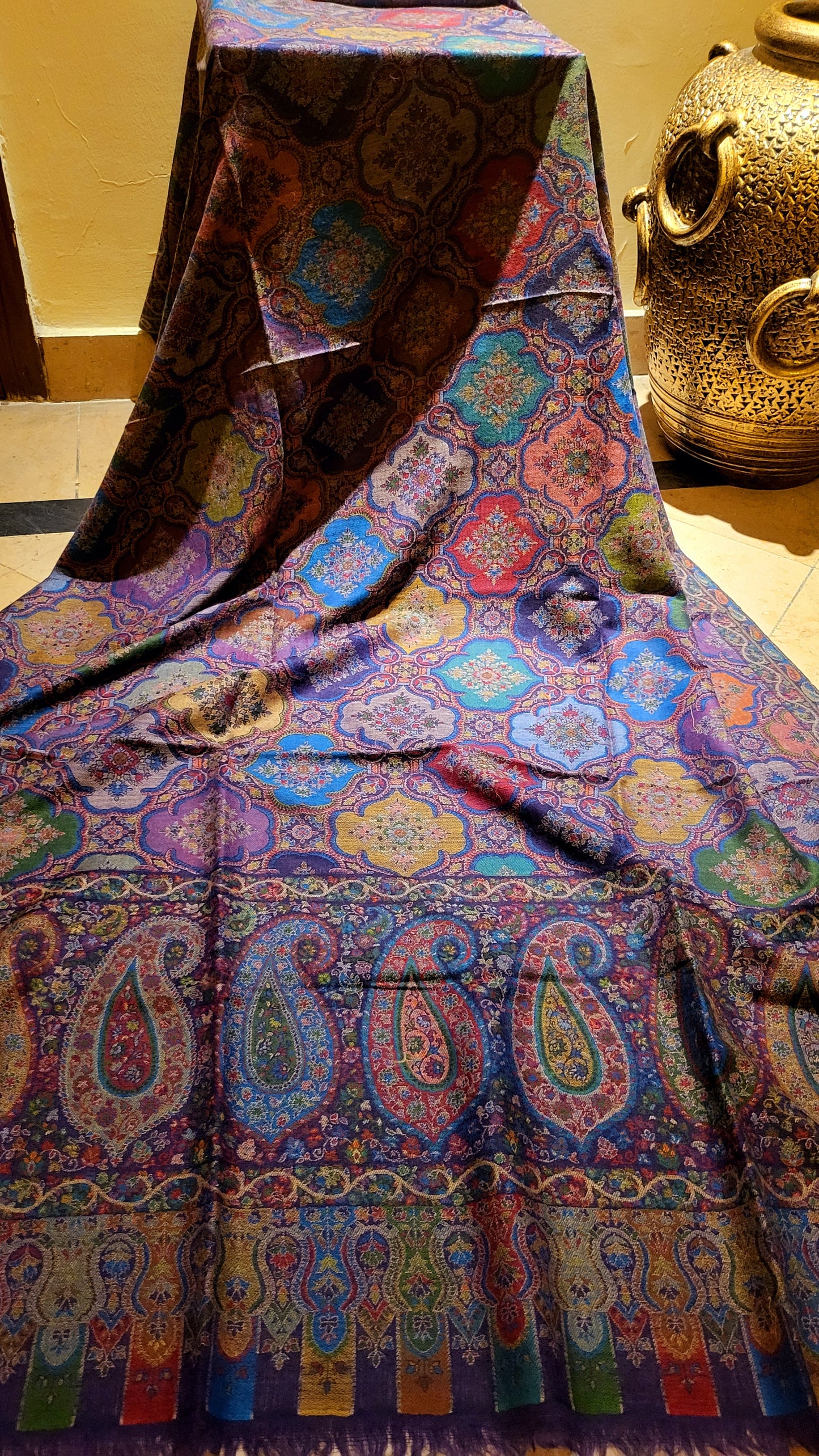 Purple dream : persian kanni shawl