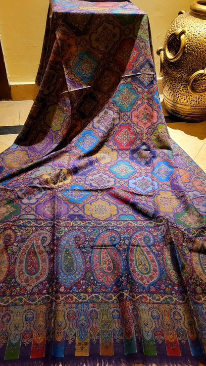 Purple dream : persian kanni shawl