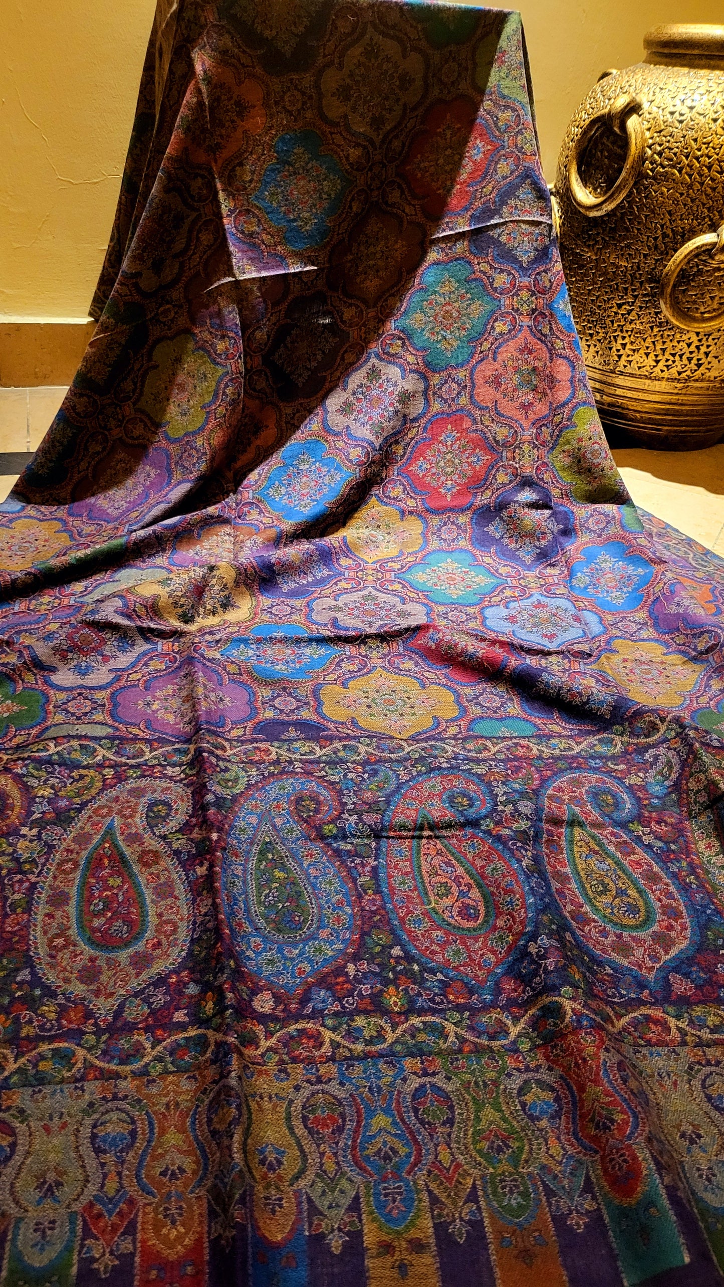Purple dream : persian kanni shawl