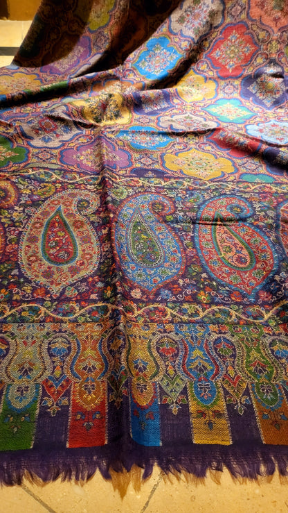 Purple dream : persian kanni shawl