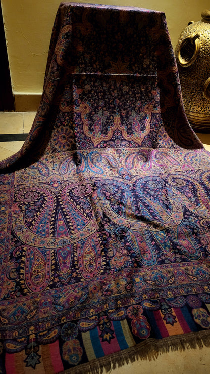 Reversible persian kanni: shawl