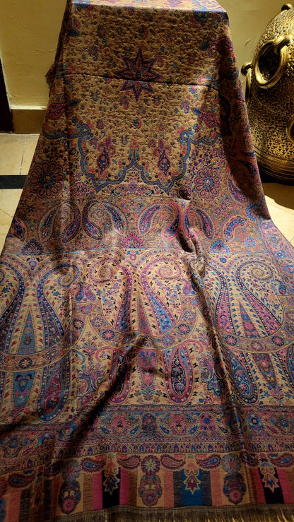 Reversible persian kanni: shawl