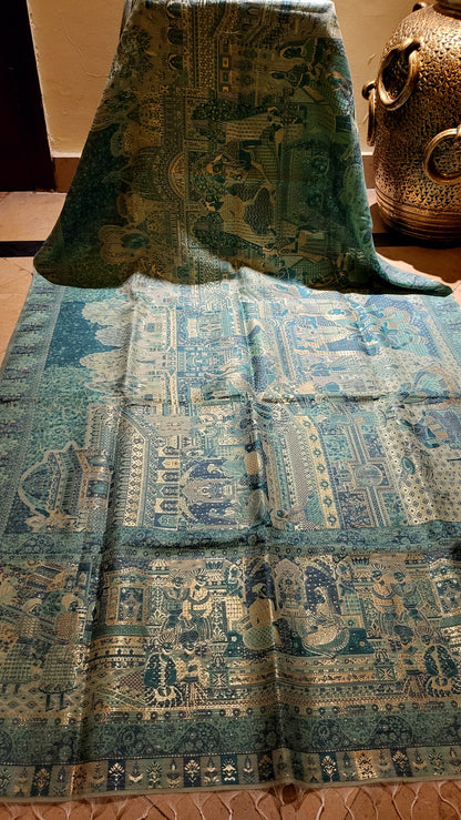 Darbari moonlight kanni : shawl