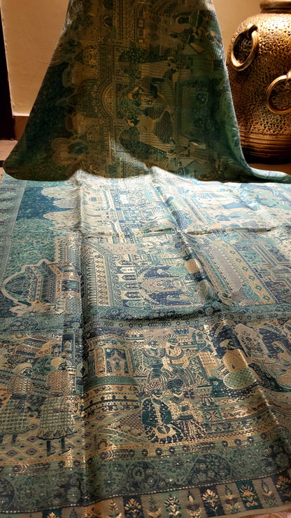Darbari moonlight kanni : shawl