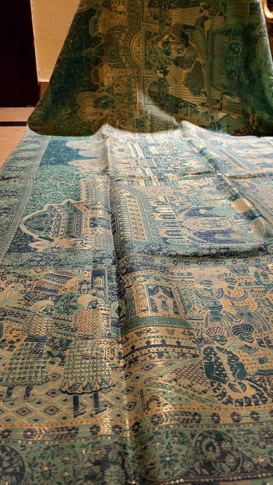 Darbari moonlight kanni : shawl