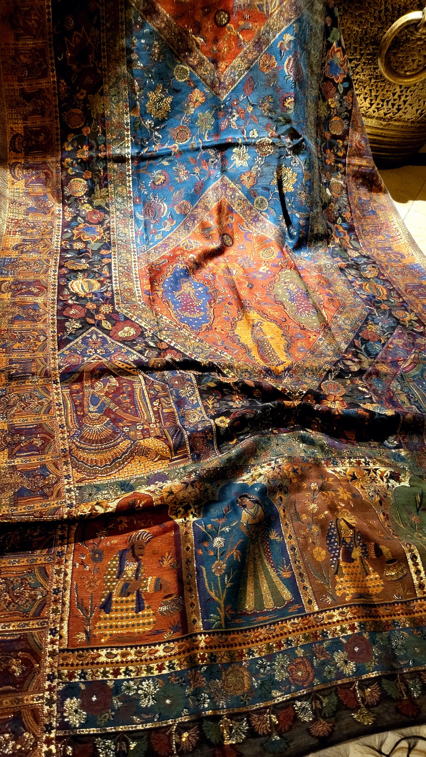 Mini shawl : Silk kanni