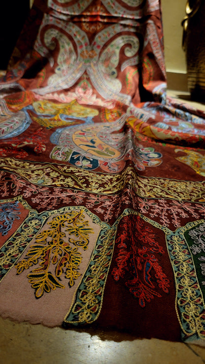 Brown love : Reelkaar shawl