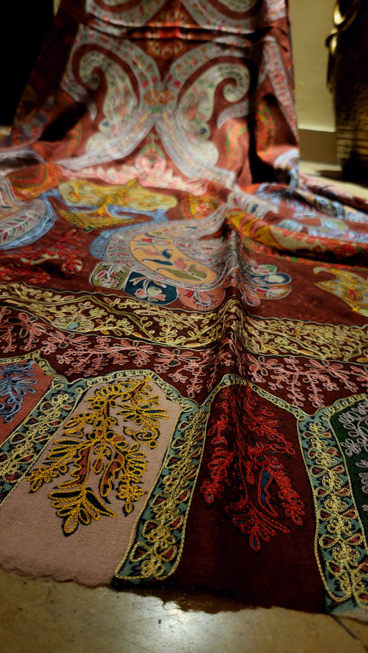 Brown love : Reelkaar shawl