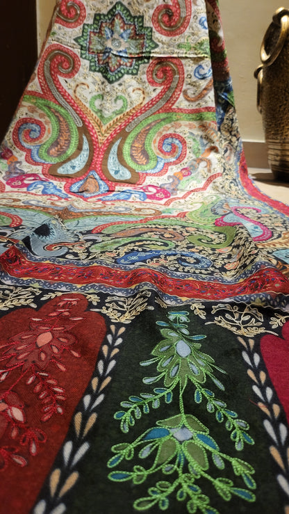 Red and more : Reelkaar shawl