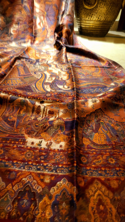 Shikargah shawl : silky moonlight kaani