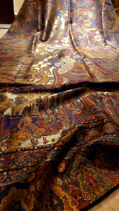 Laila's silky moonlight : kaani shawl