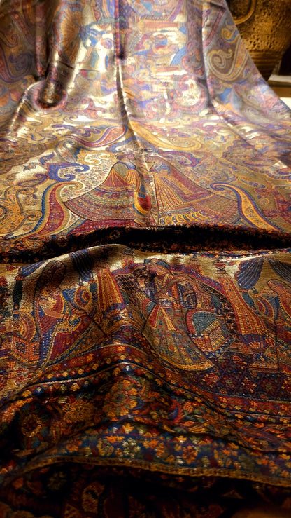 Laila's silky moonlight : kaani shawl