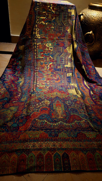 Darbari mughal kaani : Toosh shawl